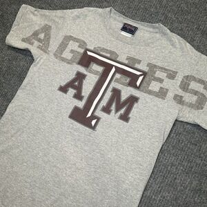 Y2K Texas‎ A&M Aggies Spell Out Jansport T shirt Size Small Collegiate